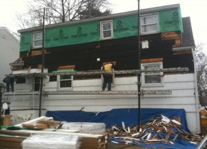 vinyl siding installation